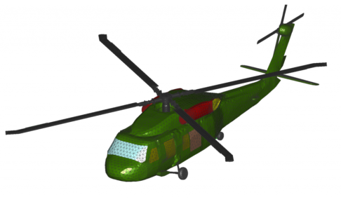 Helicopter Surface Mesh